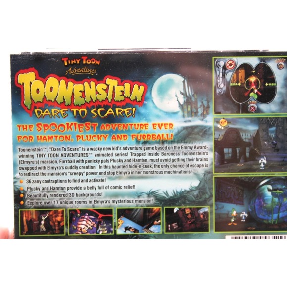 PS1 Tiny Toon Adventures: Toonenstein Dare to Scare (1999) CIB w/ Manual + Reg. - Picture 4 of 9